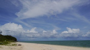宮古島の空と海