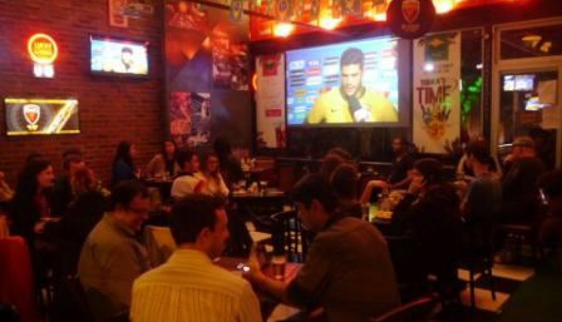 ワールドカップ観戦風景